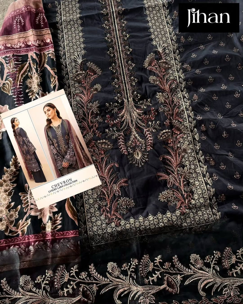 Chevron 3374 Luxury Lawn Collection Pakistani Suits