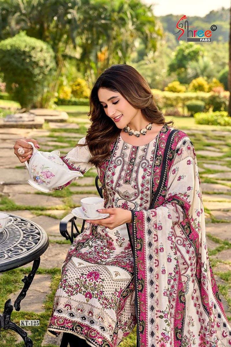 Shree Fab KT 125 Digital Print Maslin Suits