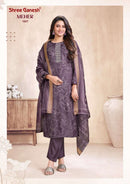 Shree Ganesh Meher Vol 1 Roman Silk Designer Ready Made Suit