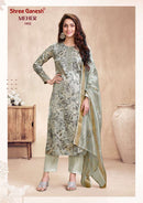 Shree Ganesh Meher Vol 1 Roman Silk Designer Ready Made Suit