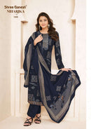Shree Ganesh Niharika Vol. 1 Premium Chanderi Silk Kurti Set