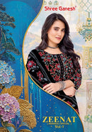Zeenat Vol 7 By Shree Ganesh Premium Cotton Printed Kurti Set