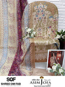 Shree Om Fab Asim Jofa Vol 5 Premium Cotton Digital Print Unstitched Suit Set