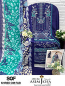 Shree Om Fab Asim Jofa Vol 5 Premium Cotton Digital Print Unstitched Suit Set