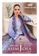 Shree Om Fab Asim Jofa Vol 5 Premium Cotton Digital Print Unstitched Suit Set