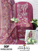 Shree Om Fab Asim Jofa Vol 5 Premium Cotton Digital Print Unstitched Suit Set