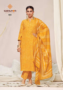 Suryajyoti Bandhani Lehariya Cotton Designer Ready Made Salwar Suits