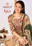 Suryajyoti Kala Stitch Vol 5 Cotton Fancy Printed Work Suit