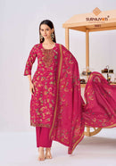 Suryajyoti Kala Stitch Vol 5 Cotton Fancy Printed Work Suit