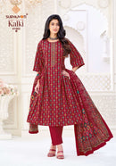 Kalki Vol 41 By Suryajyoti Jam Satin Printed Embroidered Suits