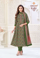 Kalki Vol 41 By Suryajyoti Jam Satin Printed Embroidered Suits