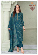 Suryajyoti Kalki Vol 43 Premium Jam Satin Print Embroidery Suit