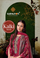 Suryajyoti Kalki Vol 43 Premium Jam Satin Print Embroidery Suit