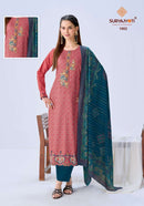 Karuna Vol 1 By Suryajyoti Premium Jam Satin Designer Suit Set