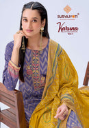 Karuna Vol 1 By Suryajyoti Premium Jam Satin Designer Suit Set