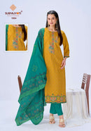 Karuna Vol 1 By Suryajyoti Premium Jam Satin Designer Suit Set
