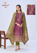 Karuna Vol 1 By Suryajyoti Premium Jam Satin Designer Suit Set