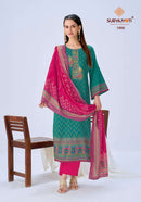 Karuna Vol 1 By Suryajyoti Premium Jam Satin Designer Suit Set