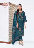 Suryajyoti Kavira Vol 2 Premium Jam Satin Embroidered Work Suit
