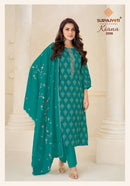 Suryajyoti Kiana Vol 2 Premium Jam Satin Embroidered Suit