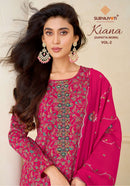 Suryajyoti Kiana Vol 2 Premium Jam Satin Embroidered Suit