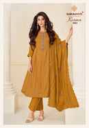 Suryajyoti Kiana Vol 2 Premium Jam Satin Embroidered Suit