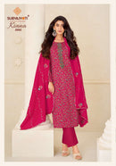 Suryajyoti Kiana Vol 2 Premium Jam Satin Embroidered Suit