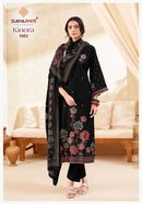 Suryajyoti Kinora Vol 1 Jam Satin Printed Designer Suit