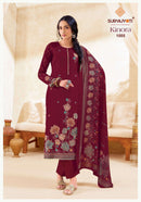 Suryajyoti Kinora Vol 1 Jam Satin Printed Designer Suit