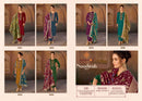 Suryajyoti Naadirah Vol  5 Premium Jam Satin Designer Work Suit