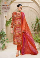 Suryajyoti Naishaa Vol 54 Jam Satin Designer Suit Set