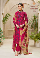 Suryajyoti Naishaa Vol 54 Jam Satin Designer Suit Set