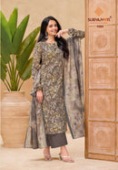 Suryajyoti Nora Vol 1 Premium Satin Printed Salwar Suit