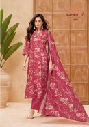 Suryajyoti Nora Vol 1 Premium Satin Printed Salwar Suit