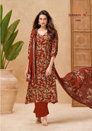 Suryajyoti Nora Vol 1 Premium Satin Printed Salwar Suit