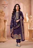 Suryajyoti Pallavi Vol 9 Premium Jam Satin Print Designer Suit