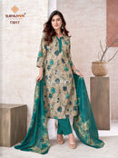 Suryajyoti Vol 73 Premium Cotton Printed Ethnic Suits Set