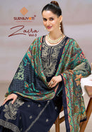 Suryajyoti Zaira Vol 3 Premium Jam Satin Embroidery Work Suit Set