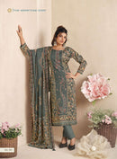 The Hermitage Zaira Premium Lawn Cotton Embroidered Salwar Suit