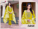 Vamika Sakshi Viscose Designer Work Ready Made Suit Set
