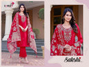 Vamika Sakshi Viscose Designer Work Ready Made Suit Set