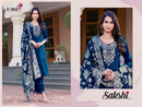 Vamika Sakshi Viscose Designer Work Ready Made Suit Set
