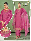 Vamika Siya Vol 1 Roman Silk Fancy Designer Ready Made Suits