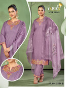 Vamika Siya Vol 1 Roman Silk Fancy Designer Ready Made Suits