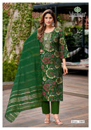 Vaniska Fiona Premium Straight Style Kurta Pant Dupatta Set