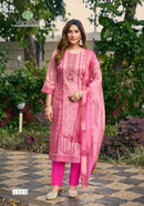 Vansika Simmer Vol 1 Premium Silk Straight Kurti Pant Set
