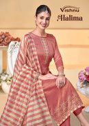 Vishnu Impex Halima Premium Banarasi Silk Suits Set