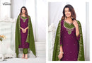 Vishnu Impex Mahika Vichitra Silk Sequence Embroidery Designer Salwar Suit
