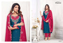 Vishnu Impex Mahika Vichitra Silk Sequence Embroidery Designer Salwar Suit
