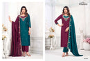 Vishnu Impex Mahika Vichitra Silk Sequence Embroidery Designer Salwar Suit